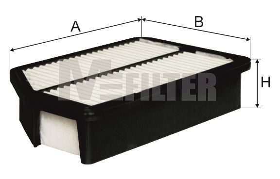 Повітряний фільтр MFILTER K7002 - zapix