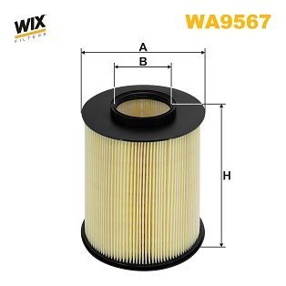 Повітряний фільтр WIX FILTERS WA9567 - zapix