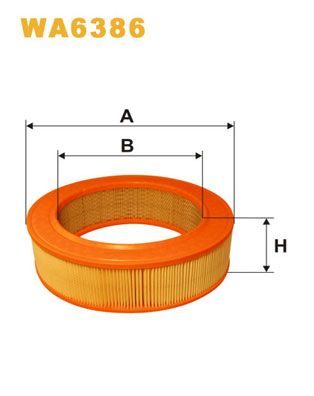 Повітряний фільтр WIX FILTERS WA6386 - zapix