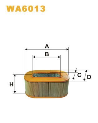 Повітряний фільтр WIX FILTERS WA6013 - zapix
