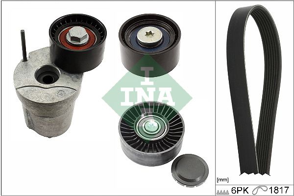 Комплект поліклинових ременів SCHAEFFLER INA 529036810 - zapix
