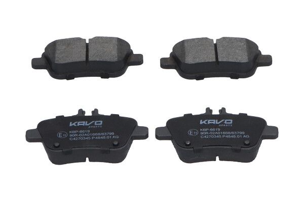 Гальмівні колодки дискові KAVO PARTS KBP6619 - zapix