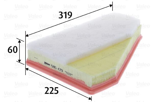 Повітряний фільтр VALEO 585479 - zapix