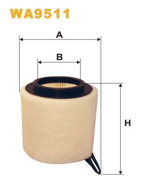 Повітряний фільтр WIX FILTERS WA9511