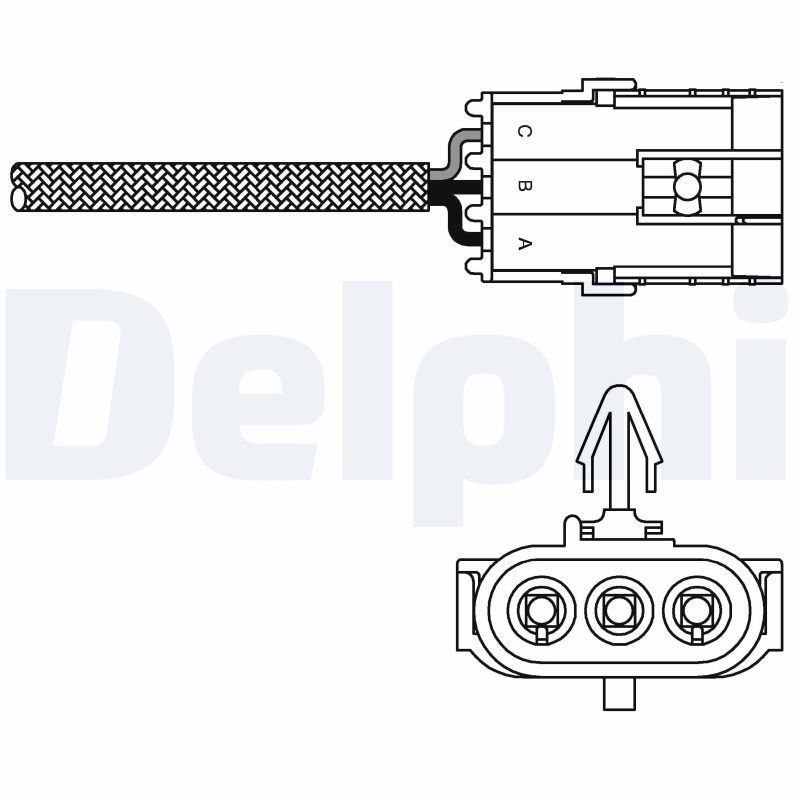 Кисневий датчик DELPHI ES1097012B1 - zapix
