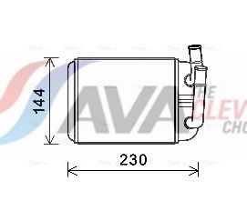 Радіатор пічки AVA QUALITY COOLING VNA6381 - zapix