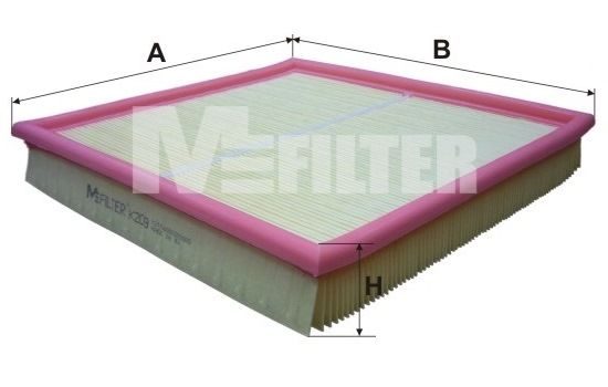 Повітряний фільтр MFILTER K209 - zapix