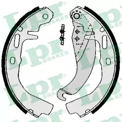 Гальмівні колодки ручника (барабанні) LPR 02500 - zapix
