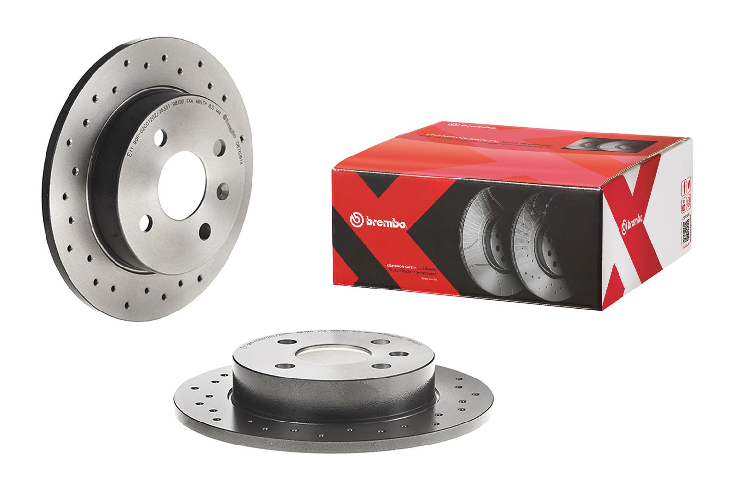 Гальмівний диск BREMBO 0876261X - zapix