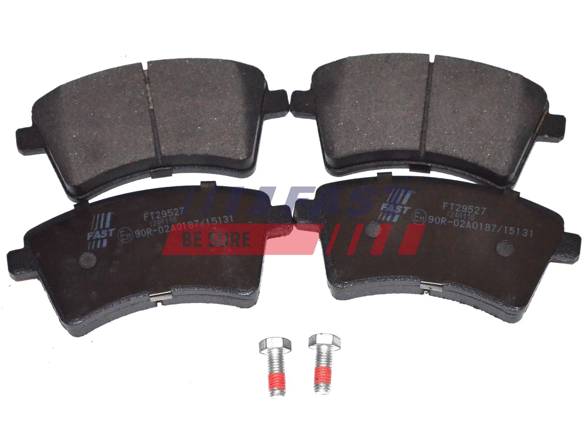 Гальмівні колодки дискові FAST FT29527 - zapix