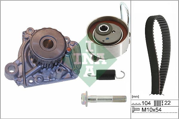 Комплект ременя ГРМ SCHAEFFLER INA 530050631 - zapix
