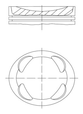 Поршень MAHLE 081PI00104001 - zapix