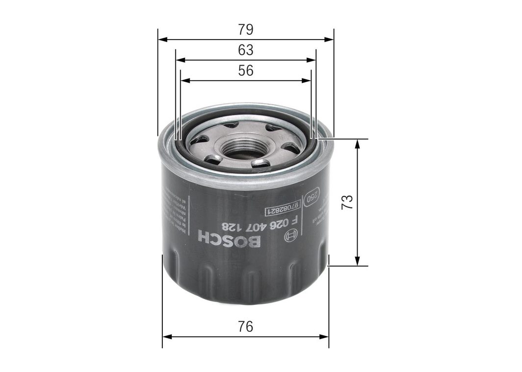 Оливний фільтр BOSCH F026407128 - zapix