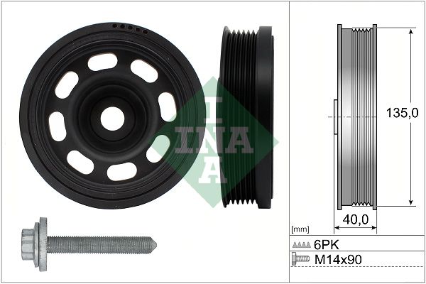 Шків колінвалу SCHAEFFLER INA 544018420 - zapix