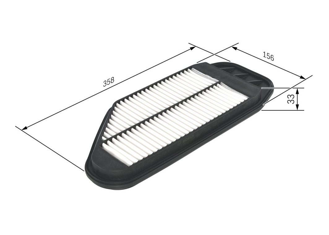 Повітряний фільтр BOSCH F026400349 - zapix