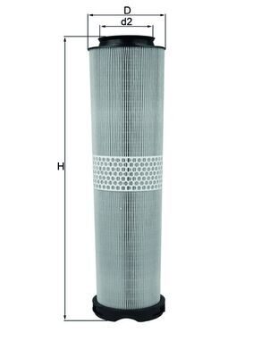 Повітряний фільтр MAHLE LX8166 - zapix
