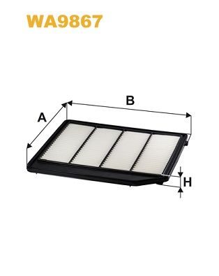 Повітряний фільтр WIX FILTERS WA9867