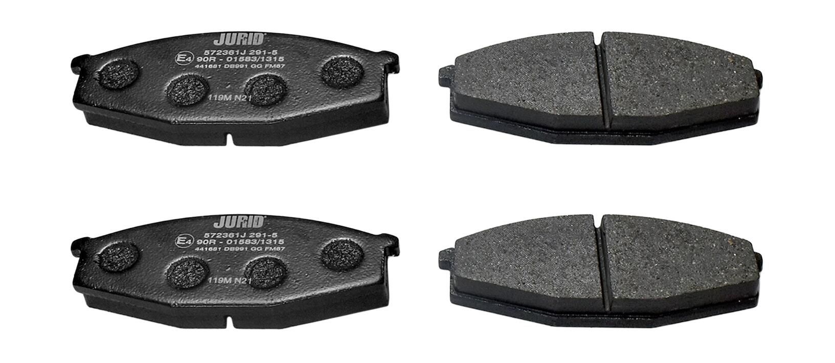 Гальмівні колодки дискові JURID 572361J - zapix