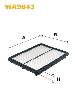 Повітряний фільтр WIX FILTERS WA9643 - zapix