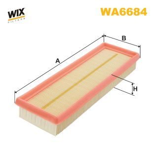 Повітряний фільтр WIX FILTERS WA6684 - zapix