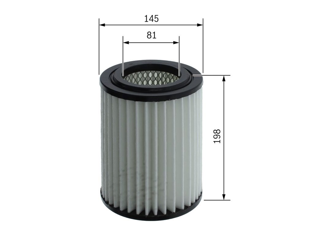 Повітряний фільтр BOSCH F026400665 - zapix