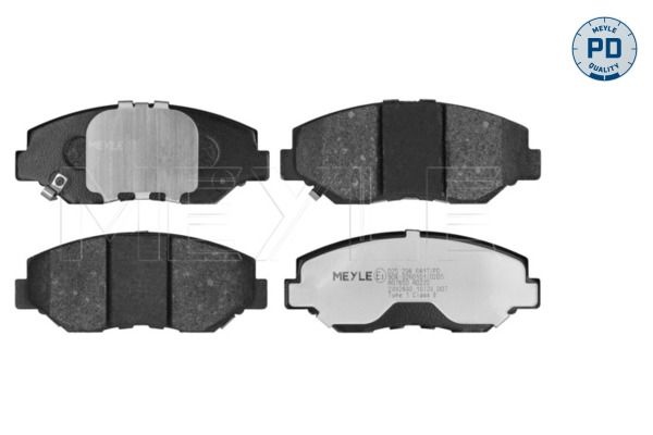 Гальмівні колодки дискові MEYLE 0252386817PD - zapix