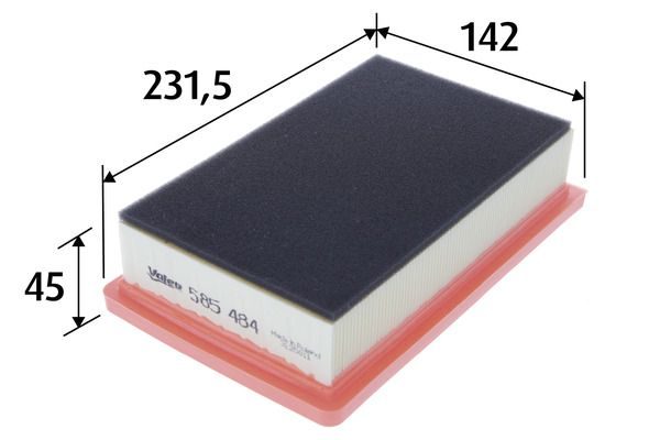 Повітряний фільтр VALEO 585484 - zapix