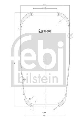 Пневматична підвіска FEBI BILSTEIN 38608 - zapix