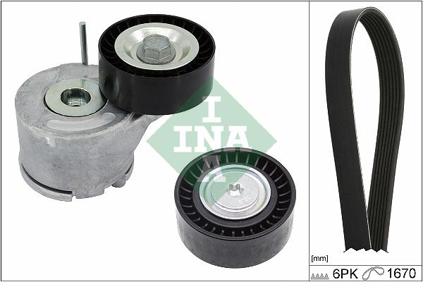 Комплект поліклинових ременів SCHAEFFLER INA 529038010 - zapix