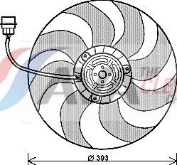 Вентилятор системи охолодження AVA QUALITY COOLING VN7526 - zapix