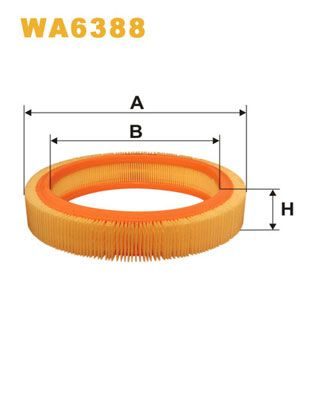 Повітряний фільтр WIX FILTERS WA6388 - zapix