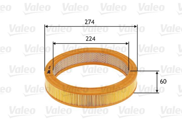 Повітряний фільтр VALEO 585619 - zapix