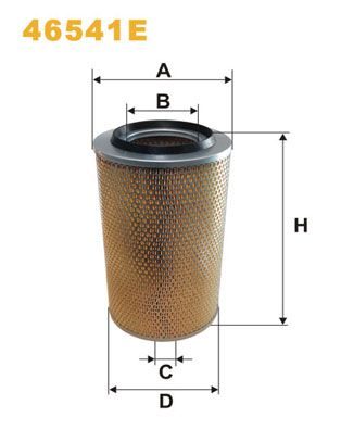 Повітряний фільтр WIX FILTERS 46541E - zapix