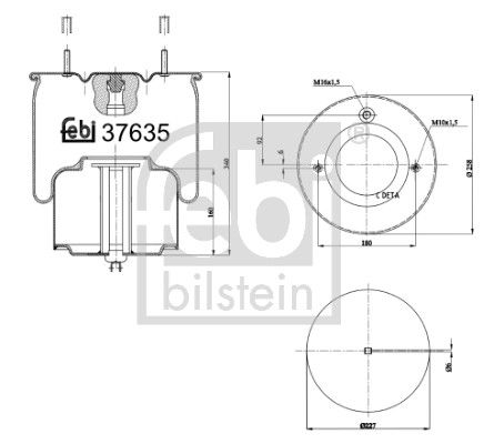 Пневматична підвіска FEBI BILSTEIN 37635 - zapix