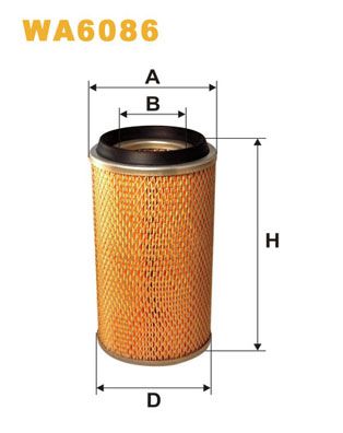 Повітряний фільтр WIX FILTERS WA6086 - zapix