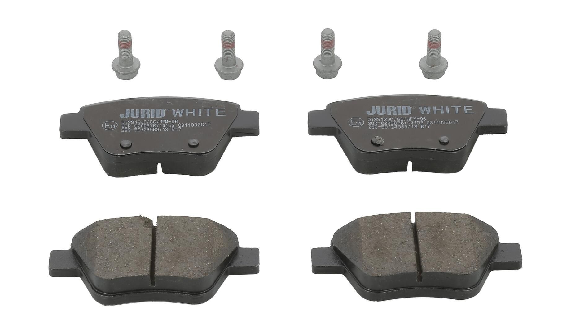 Гальмівні колодки дискові JURID 573312JC - zapix