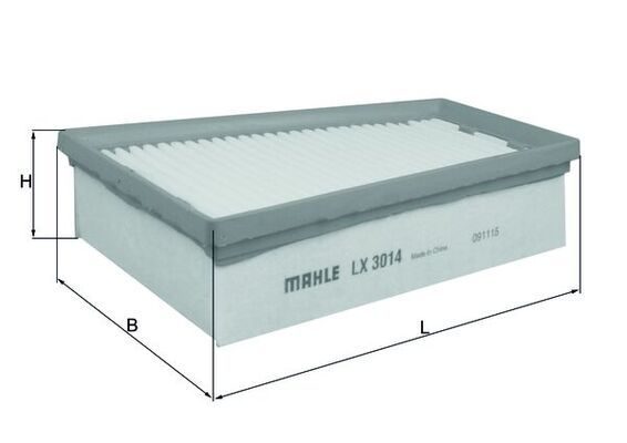 Повітряний фільтр MAHLE LX3014 - zapix