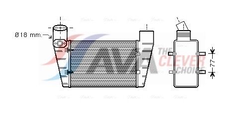 Інтеркулер AVA QUALITY COOLING AI4225 - zapix