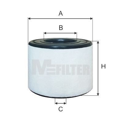 Повітряний фільтр MFILTER A8088 - zapix