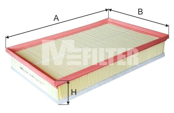 Повітряний фільтр MFILTER K70991 - zapix