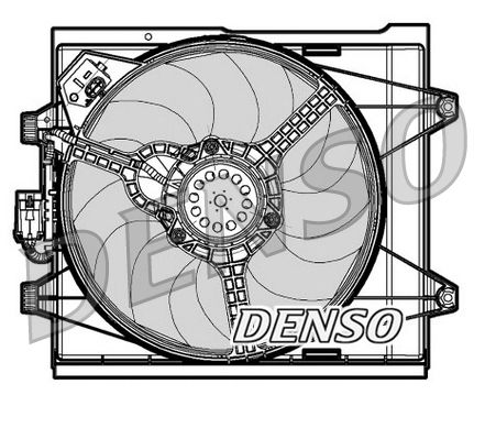 Вентилятор системи охолодження DENSO DER09048 - zapix