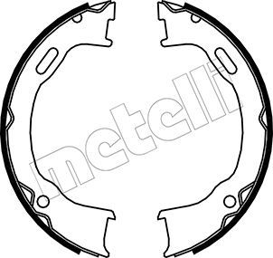 Гальмівні колодки ручника (барабанні) METELLI 530364 - zapix