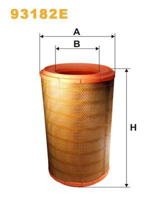 Повітряний фільтр WIX FILTERS 93182E - zapix