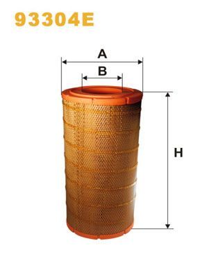 Повітряний фільтр WIX FILTERS 93304E - zapix