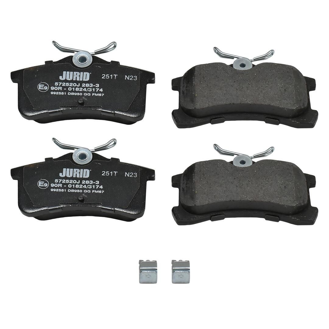 Гальмівні колодки дискові JURID 572520J - zapix