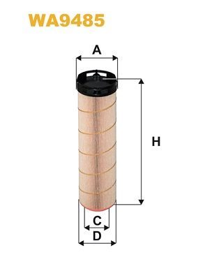 Повітряний фільтр WIX FILTERS WA9485 - zapix