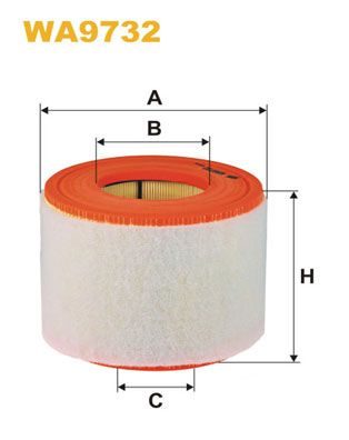 Повітряний фільтр WIX FILTERS WA9732 - zapix