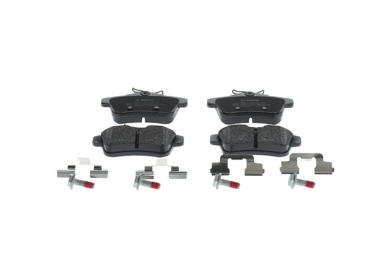 Гальмівні колодки дискові BOSCH 0986494640 - zapix