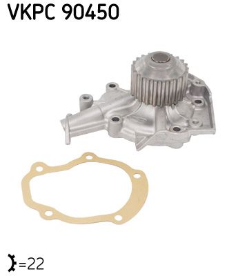 Помпа системи охолодження SKF VKPC90450 - zapix