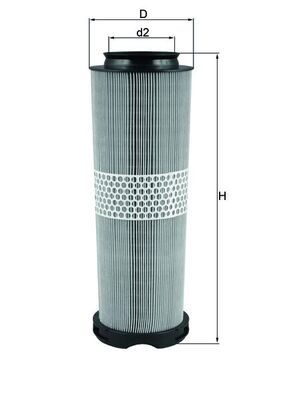 Повітряний фільтр MAHLE LX1020 - zapix